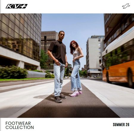 Показали новую коллекцию спортивной обуви KV+ на выставке Euro Shoes 2025 (Москва).